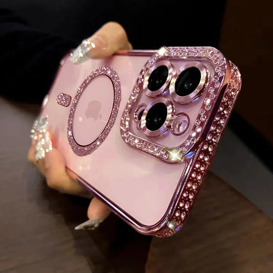 Glitter Diamond Magnetic iPhone Case